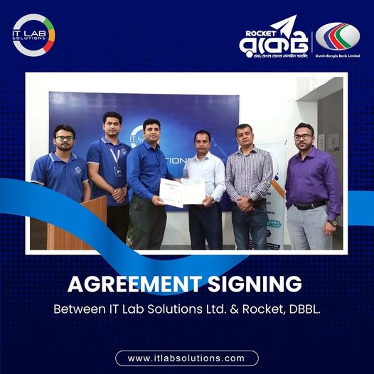 Agreement Signing Between IT Lab Solutions Ltd & Rocket DBBL